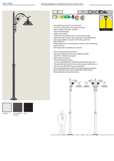 VGL 1008 Ürün Detayları