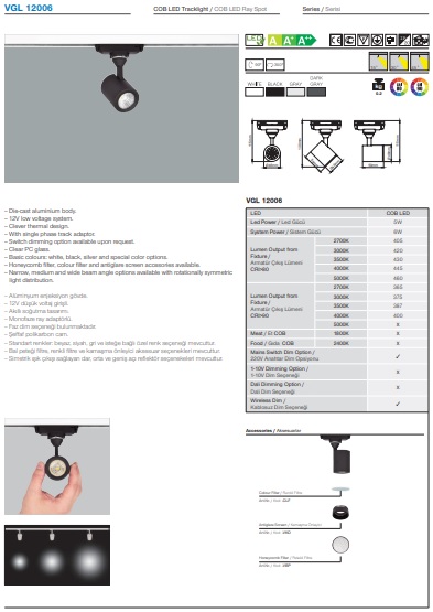 VGL 12006 Ürün Detayları