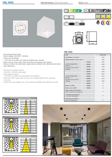 VGL 9002 Ürün Detayları