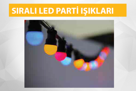 Sıralı Led Parti Işığı